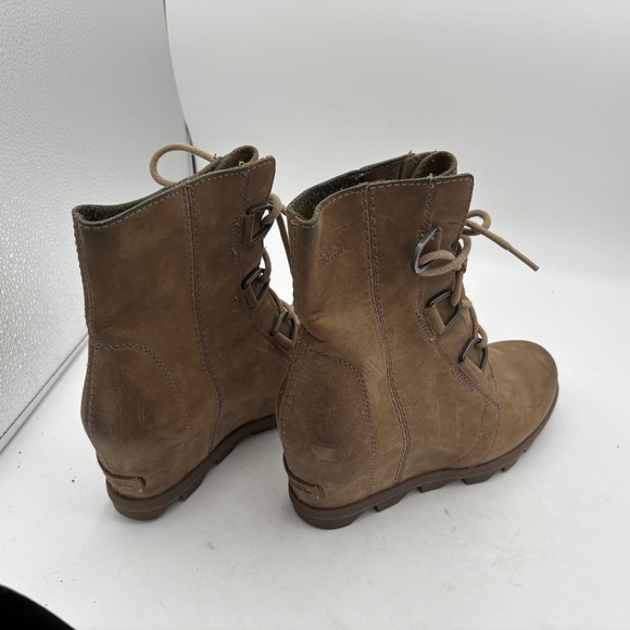 Sorel Joan of Arctic Wedge II Boots Brown Suede Lace Up Women's Size 8 Gorpcore - Picture 8 of 13